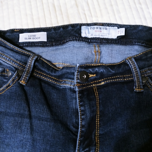 Torrid Size 12 luxe slim boot jeans